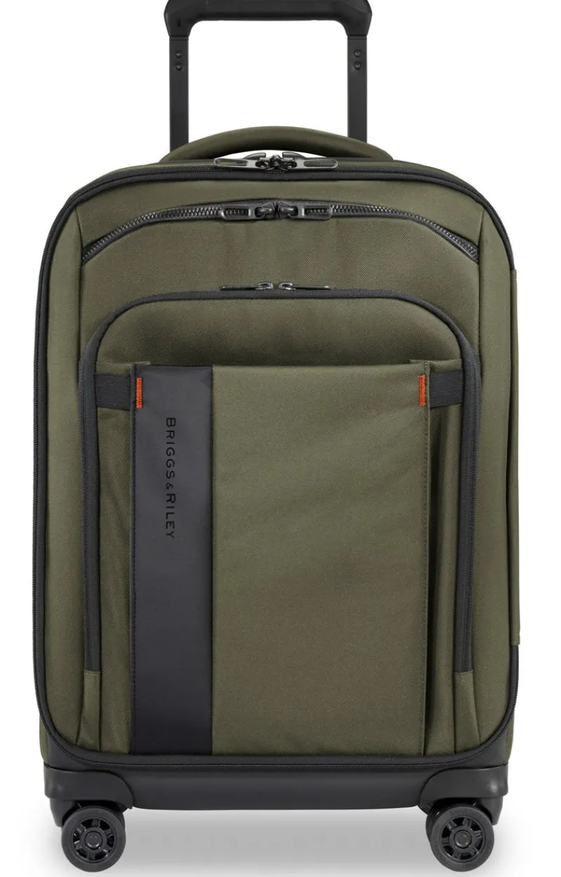 Briggs & Riley Spinner (4 Wheel) | Softside Luggage-ZDX DOMESTIC 56cm Carry-On Expandable Spinner - Hunter