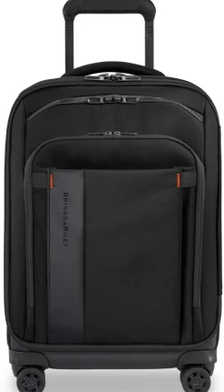 Briggs & Riley Spinner (4 Wheel) | Softside Luggage-ZDX DOMESTIC 56cm Carry-On Expandable Spinner - Black