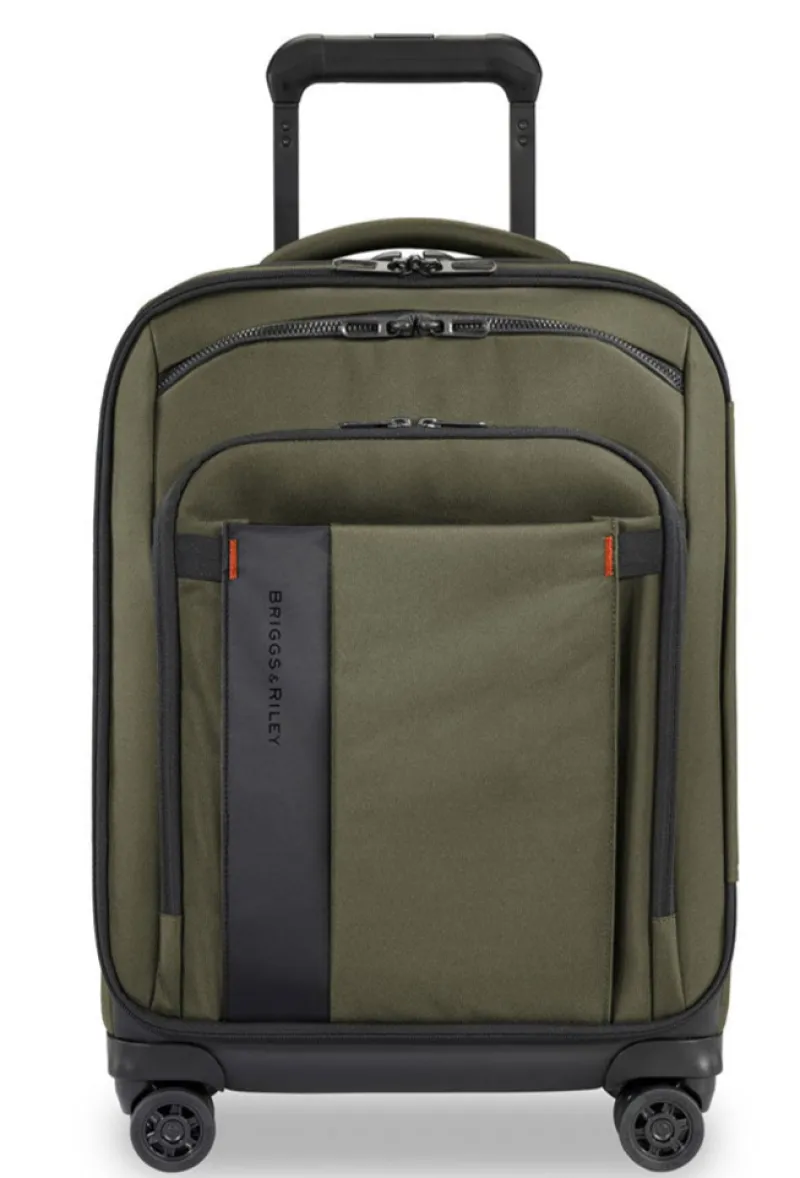Briggs & Riley Spinner (4 Wheel) | Softside Luggage-ZDX International Carry-On Expandable Spinner - Hunter