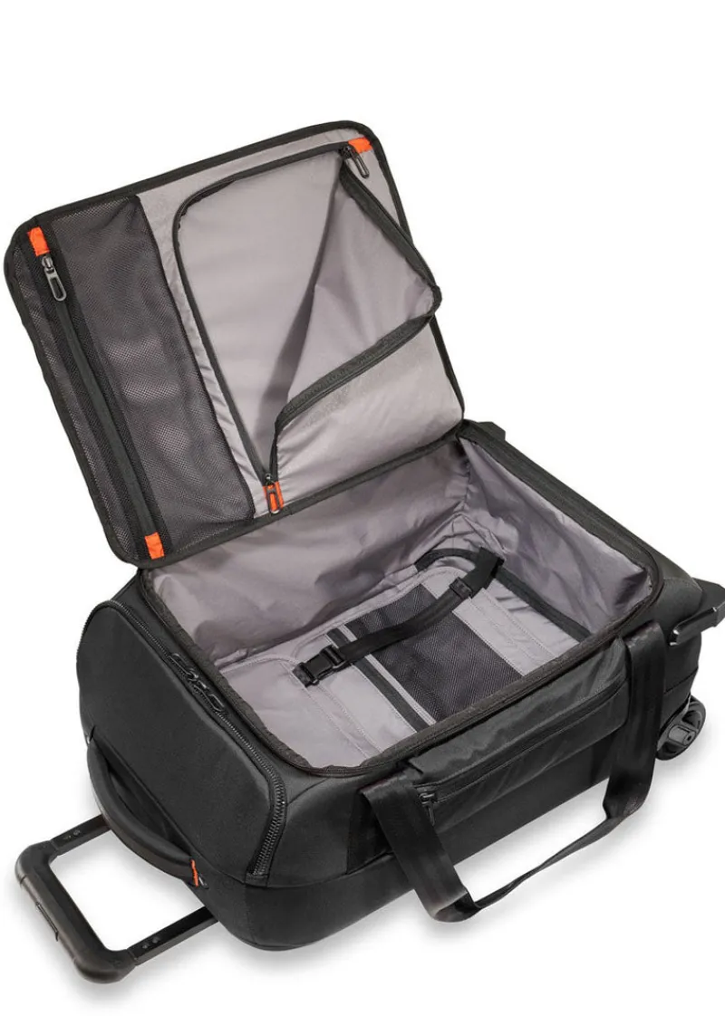 Briggs & Riley Upright (2 Wheel) | Softside Luggage-ZDX International Carry-On Duffle Upright - Black