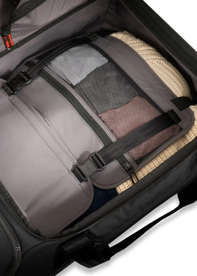 Briggs & Riley Upright (2 Wheel) | Softside Luggage-ZDX International Carry-On Duffle Upright - Black