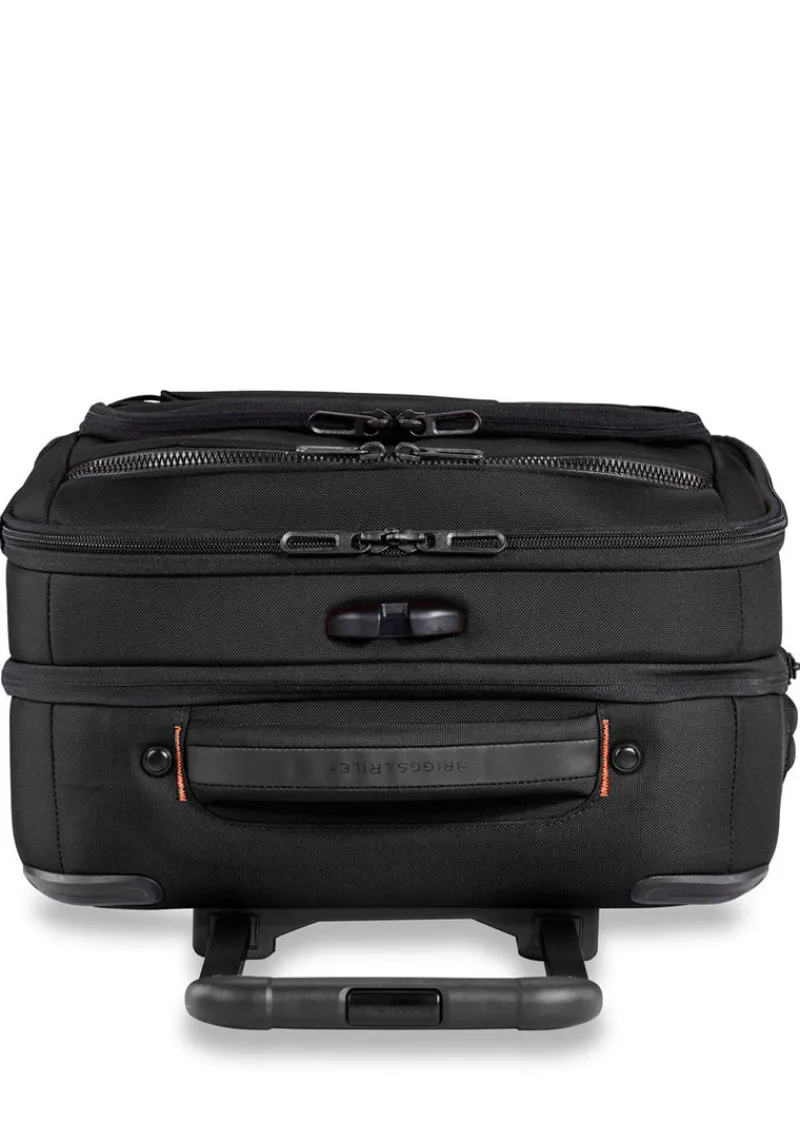 Briggs & Riley Spinner (4 Wheel) | Softside Luggage-ZDX International Carry-On Expandable Spinner - Black