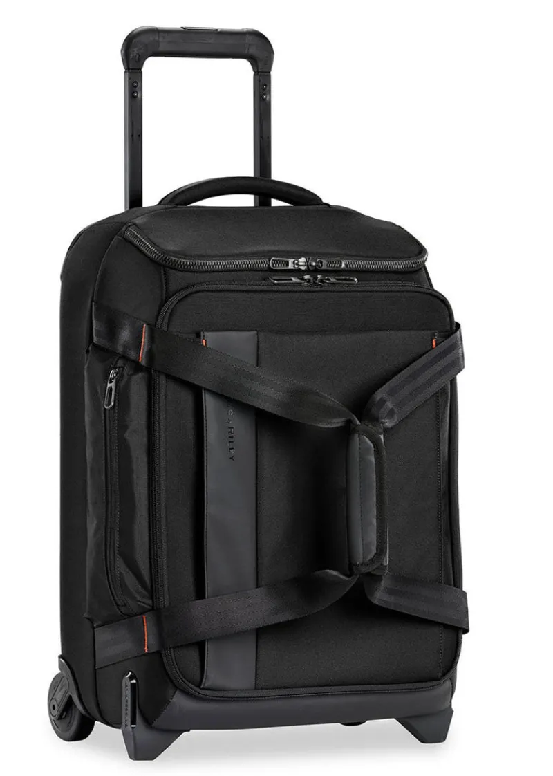 Briggs & Riley Upright (2 Wheel) | Softside Luggage-ZDX International Carry-On Duffle Upright - Black