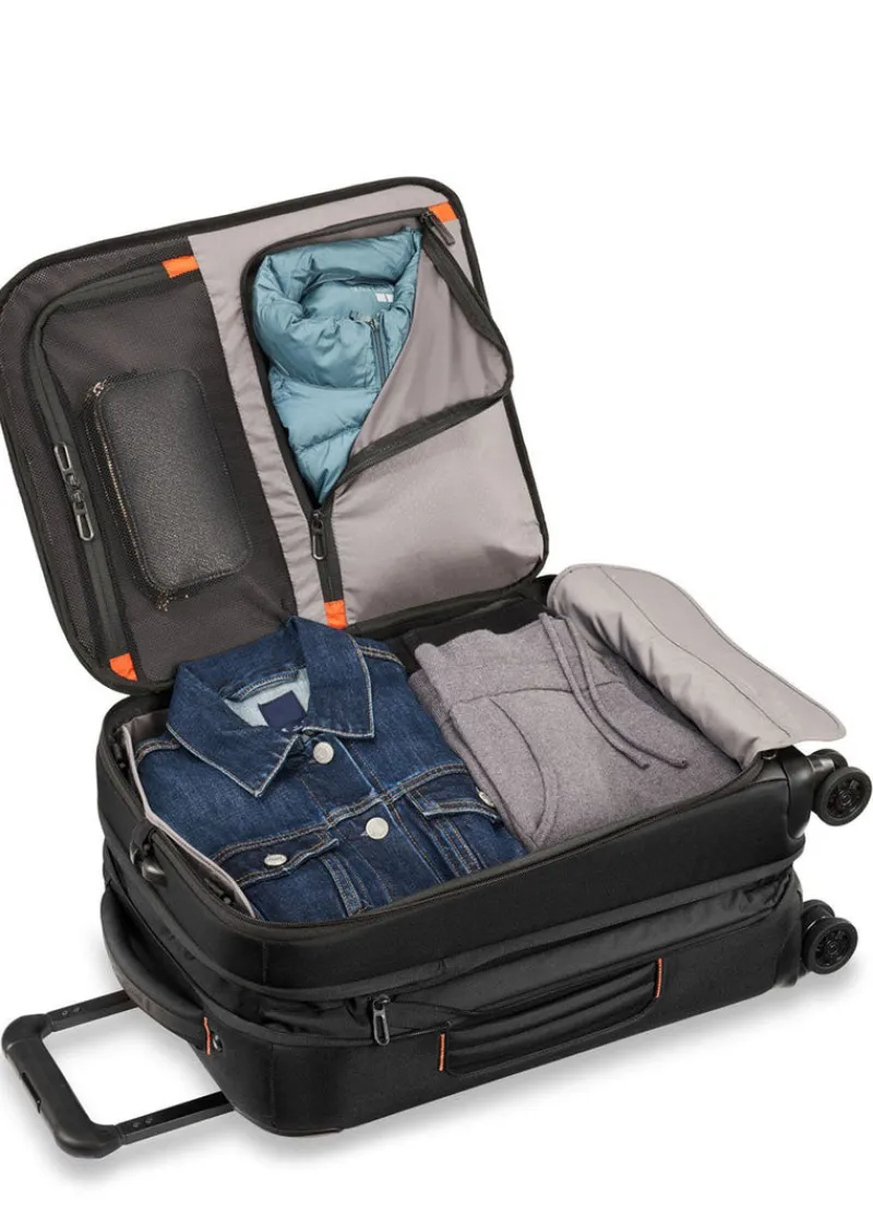 Briggs & Riley Spinner (4 Wheel) | Softside Luggage-ZDX International Carry-On Expandable Spinner - Hunter