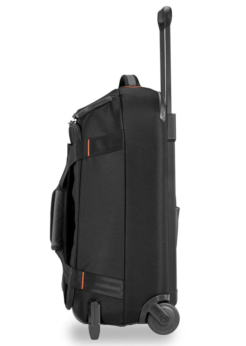 Briggs & Riley Upright (2 Wheel) | Softside Luggage-ZDX International Carry-On Duffle Upright - Black