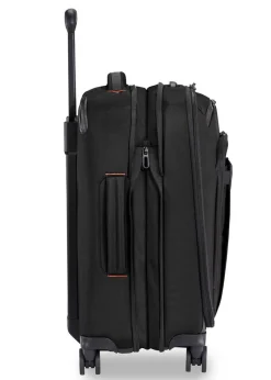 Briggs & Riley Spinner (4 Wheel) | Softside Luggage-ZDX International Carry-On Expandable Spinner - Black