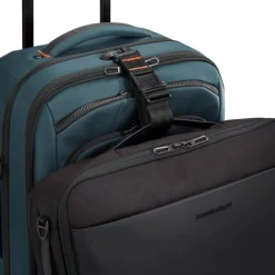 Briggs & Riley Spinner (4 Wheel) | Softside Luggage-ZDX INTERNATIONAL 53cm Carry-On Expandable Spinner - Ocean