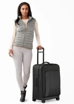 Briggs & Riley Spinner (4 Wheel) | Softside Luggage-ZDX Medium Expandable Spinner - Black