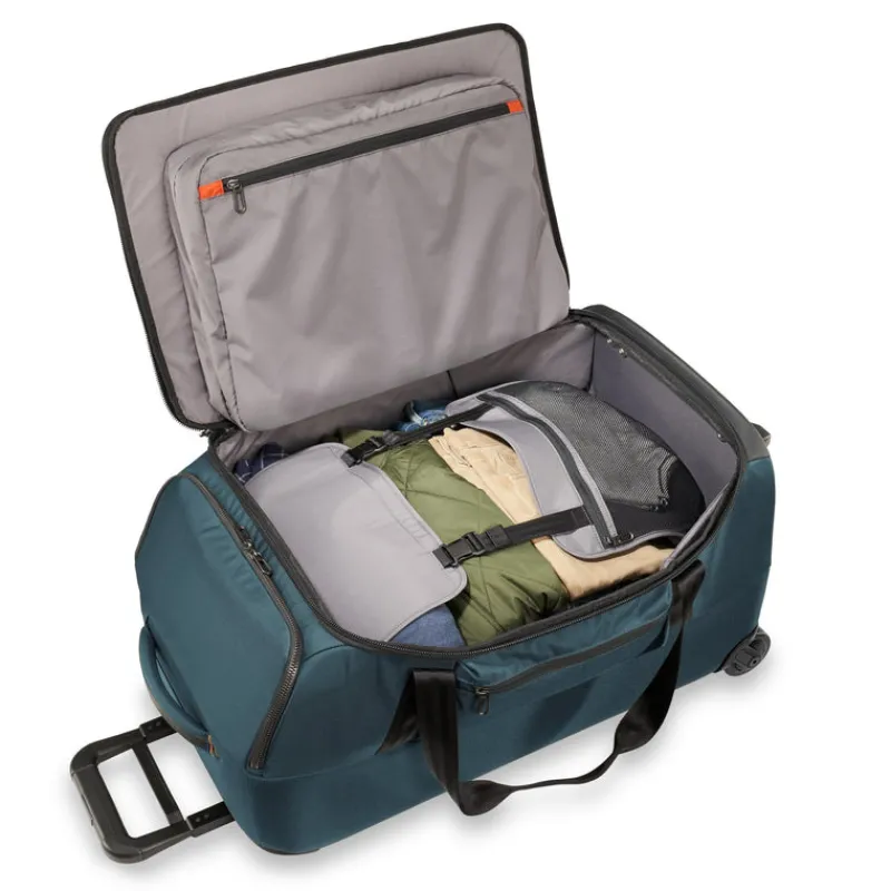 Briggs & Riley Softside Luggage-ZDX MEDIUM Upright Duffle - Ocean